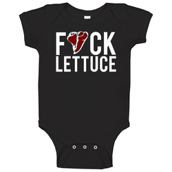 Fuck Lettuce Funny Meat Lover Baby One Piece Fuck Lettuce Funny Meat Lover Baby One Piece