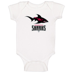 Jacksonville Sharks Arena Football League Team Sports Fan Logo Baby One Piece Jacksonville Sharks Arena Football League Team Sports Fan Logo Baby One Piece
