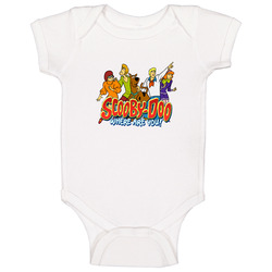 Men's Scooby Doo Vintage Classic Cartoon Baby One Piece Men's Scooby Doo Vintage Classic Cartoon Baby One Piece