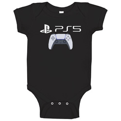 Ps5 Logo Playstation Controller Game System New Video Game Lover Baby One Piece Ps5 Logo Playstation Controller Game System New Video Game Lover Baby One Piece