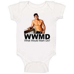Wwjd Mark Wahlberg Baby One Piece Wwjd Mark Wahlberg Baby One Piece