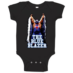 The Blue Blazer Owen Hart Wrestling Baby One Piece The Blue Blazer Owen Hart Wrestling Baby One Piece