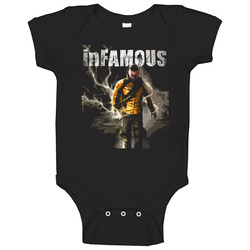 Infamous Video Game Cole Baby One Piece Infamous Video Game Cole Baby One Piece