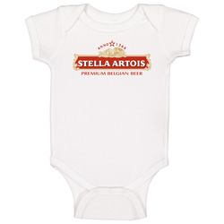 Stella Artois Alcohol Beer Drink Baby One Piece Stella Artois Alcohol Beer Drink Baby One Piece
