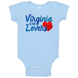 Virginia Is For Lovers Baby One Piece Virginia Is For Lovers Baby One Piece