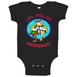 Pollos Hermanos Black Baby One Piece Pollos Hermanos Black Baby One Piece
