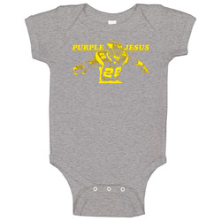 Purple Jesus Adrian Peterson Minny Minnesota Football Baby One Piece Purple Jesus Adrian Peterson Minny Minnesota Football Baby One Piece