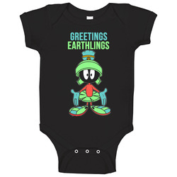 Marvin The Martian 7 Shoe Colourway Baby One Piece Marvin The Martian 7 Shoe Colourway Baby One Piece