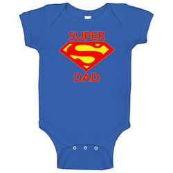 22452537   Super Dad Baby One Piece