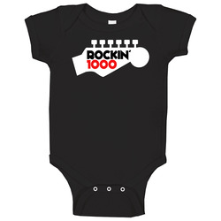 Rockin' 1000 1 Black Baby One Piece