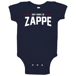 Don't Worry Be Zappe Bailey Baby One Piece Don't Worry Be Zappe Bailey Baby One Piece