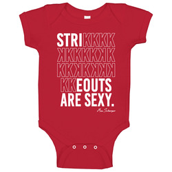 Strikeouts Are Sexy Max Scherzer Pitcher Washington Nationals Baby One Piece Strikeouts Are Sexy Max Scherzer Pitcher Washington Nationals Baby One Piece