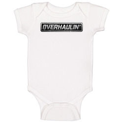 Overhaulin Automobile Car Truck Motorcycle Cool Distressed Style Brand Logo Emblem Baby One Piece