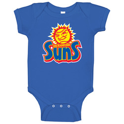 Jacksonville Suns Retro Baseball Team Logo Fan Baby One Piece Jacksonville Suns Retro Baseball Team Logo Fan Baby One Piece
