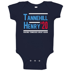 Ryan Tannehill Derrick Henry For Prez Tennessee Football Duo Fan Baby One Piece Ryan Tannehill Derrick Henry For Prez Tennessee Football Duo Fan Baby One Piece