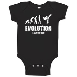 Evolution Tae Kwon Do Taekwondo Baby One Piece Evolution Tae Kwon Do Taekwondo Baby One Piece