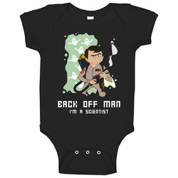 Back Off Man I'm A Scientist Ghostbusters Venkman Baby One Piece Back Off Man I'm A Scientist Ghostbusters Venkman Baby One Piece
