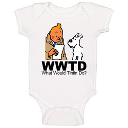What Would Tintin Do Baby One Piece What Would Tintin Do Baby One Piece