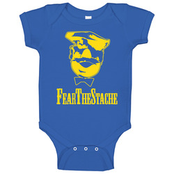 The Swedish Chef Fear The Stache Baby One Piece The Swedish Chef Fear The Stache Baby One Piece