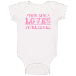 This Girl Thumbs Pickleball Favorite Sport Baby One Piece This Girl Thumbs Pickleball Favorite Sport Baby One Piece