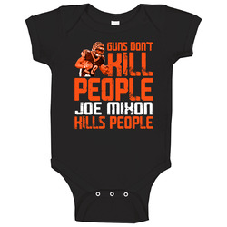 Guns Dont Kill Joe Mixon Kills People Cincinnati Football Baby One Piece Guns Dont Kill Joe Mixon Kills People Cincinnati Football Baby One Piece