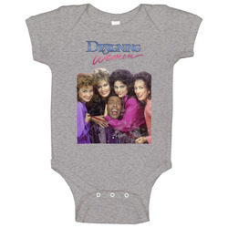 Designing Women 80s Tv Series Show Worn Look Vintage Unisex Baby One Piece Designing Women 80s Tv Series Show Worn Look Vintage Unisex Baby One Piece