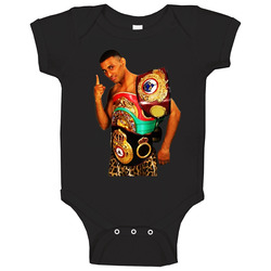 Prince Naseem Hamed 4 Belts Retro Boxer Fan Baby One Piece Prince Naseem Hamed 4 Belts Retro Boxer Fan Baby One Piece