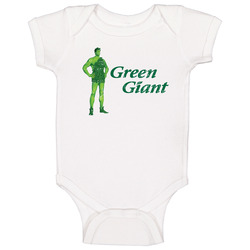 Green Giant Cool Popular Food Drink Restaurant Brand Logo Gift Baby One Piece Green Giant Cool Popular Food Drink Restaurant Brand Logo Gift Baby One Piece