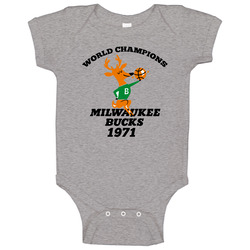 1971 World Champions Milwaukee Baby One Piece 1971 World Champions Milwaukee Baby One Piece