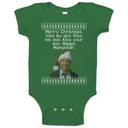 Kiss My Ass National Lampoons Christmas Vacation Quote Clark Knit Baby One Piece Kiss My Ass National Lampoons Christmas Vacation Quote Clark Knit Baby One Piece