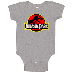 Jurassic Navy Baby One Piece Jurassic Navy Baby One Piece
