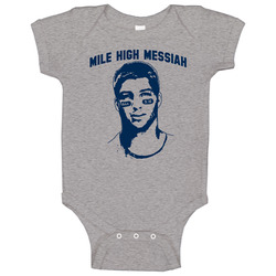 Tim Tebow Football Messiah Baby One Piece Tim Tebow Football Messiah Baby One Piece