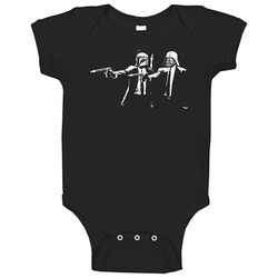 Star Wars Pulp Fiction Funny Movie Retro Baby One Piece Star Wars Pulp Fiction Funny Movie Retro Baby One Piece