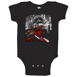 Biggie Smalls Brooklyn Bridge Hip Hop Music Baby One Piece Biggie Smalls Brooklyn Bridge Hip Hop Music Baby One Piece