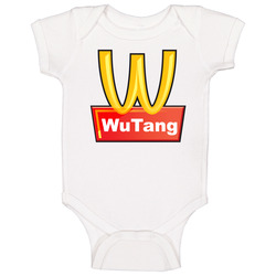 Mcdonalds Wutang Parody Logo Baby One Piece Mcdonalds Wutang Parody Logo Baby One Piece
