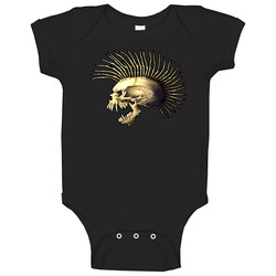 The Exploited Punk Rock Retro Baby One Piece The Exploited Punk Rock Retro Baby One Piece