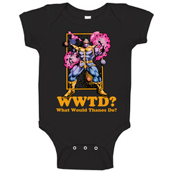 Wwtd? What Would Thanos Do? Comics Baby One Piece Wwtd? What Would Thanos Do? Comics Baby One Piece