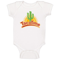 Taco Time Mexican Restaurant Food Baby One Piece Taco Time Mexican Restaurant Food Baby One Piece