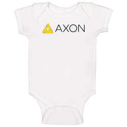 Axon Enterprise Nasdaq Company Logo Employee Fan Baby One Piece Axon Enterprise Nasdaq Company Logo Employee Fan Baby One Piece