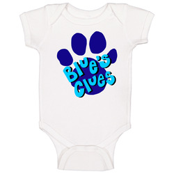 Blue's Clues 90s Tv Show Cartoon Baby One Piece Blue's Clues 90s Tv Show Cartoon Baby One Piece