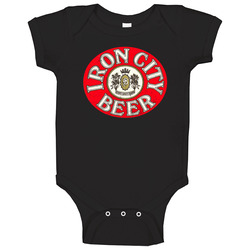 Iron City Beer Pittsburgh Retro Distressed Look Beer Lovers Baby One Piece Iron City Beer Pittsburgh Retro Distressed Look Beer Lovers Baby One Piece