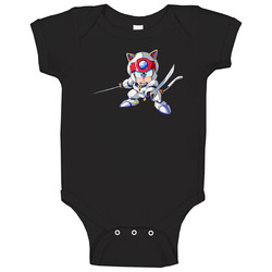 Samurai Pizza Cats 90s Cartoon Baby One Piece Samurai Pizza Cats 90s Cartoon Baby One Piece