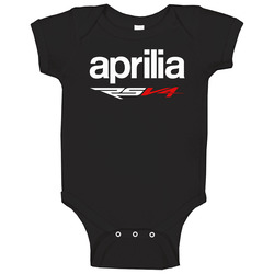 Aprilia Rsv4 Black Baby One Piece Aprilia Rsv4 Black Baby One Piece