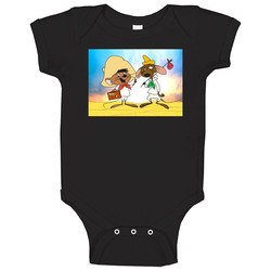 Speedy Gonzales And Slowpoke Rodriguez Funny Cartoon Baby One Piece Speedy Gonzales And Slowpoke Rodriguez Funny Cartoon Baby One Piece