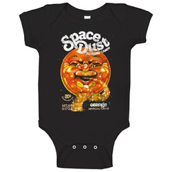 Space Dust Sizzling Candy Retro Sweets Foodie Worn Look Baby One Piece Space Dust Sizzling Candy Retro Sweets Foodie Worn Look Baby One Piece