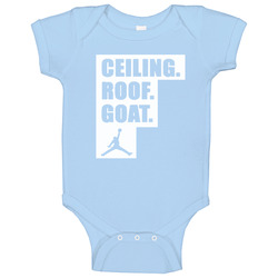 The Ceiling Is The Roof Michael Jordan Inspired Baby One Piece