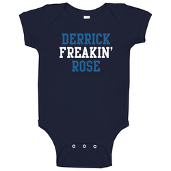 Derrick Freakin Rose Minnesota Basketball Player Sports Fan Baby One Piece Derrick Freakin Rose Minnesota Basketball Player Sports Fan Baby One Piece