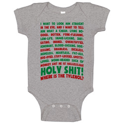 Holy Shit Where Is The Tylenol Christmas Vacation Movie Quote Baby One Piece Holy Shit Where Is The Tylenol Christmas Vacation Movie Quote Baby One Piece