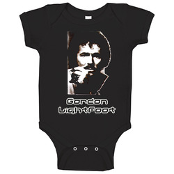 Gordon Lightfoot Folk Musician Baby One Piece Gordon Lightfoot Folk Musician Baby One Piece