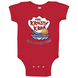 The Krusty Krab Krabby Patty Parody Baby One Piece The Krusty Krab Krabby Patty Parody Baby One Piece